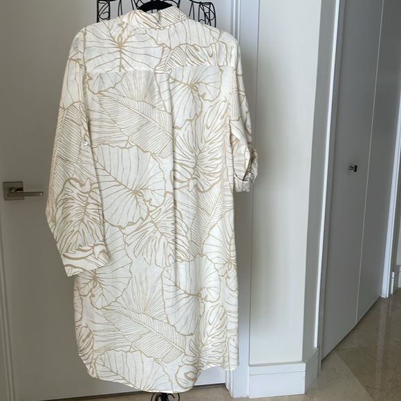 NWT MAGASCHONI LINEN MIDI DRESS - Picture 6 of 7